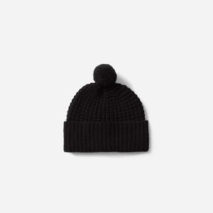 Everlane Soft Wool Beanie - Black
